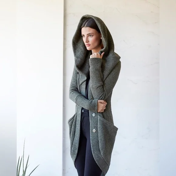 Rebecca King THREE WAY SWEATER - FOREST GREEN - Picture 2 of 11